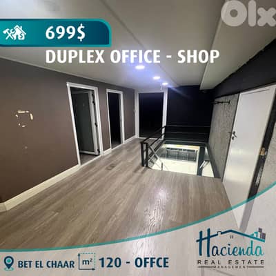 Duplex Office For Rent In Bet El Chaar
