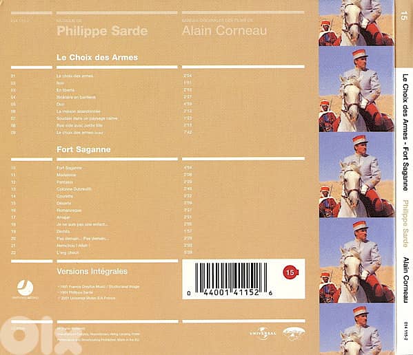 Philippe Sarde – Le Choix Des Armes - Fort Saganne 1