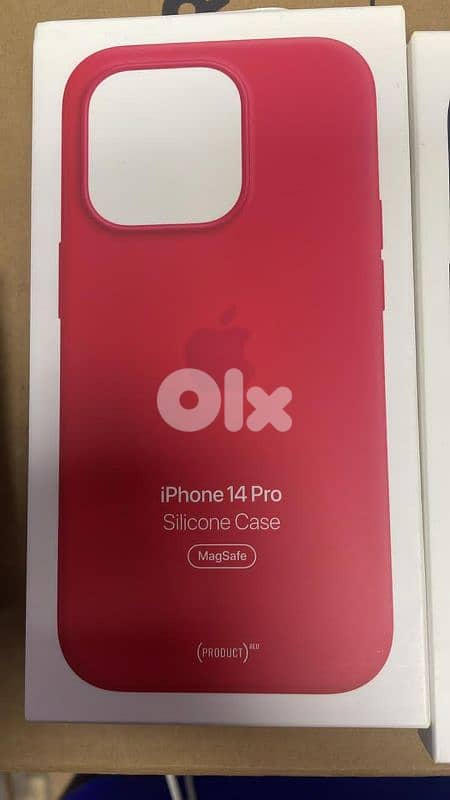 Silicone case MagSafe iPhone 14 pro product red 0
