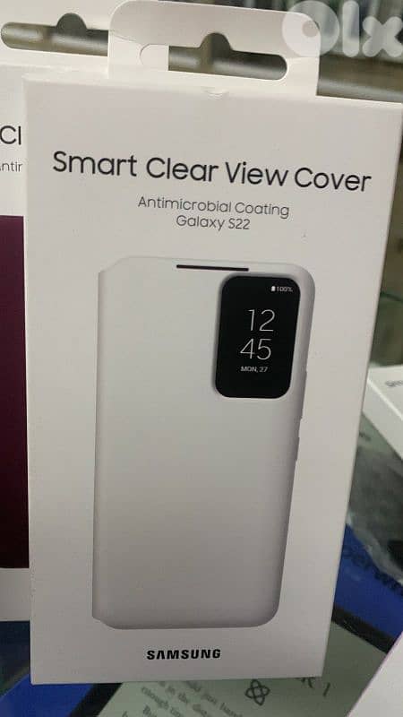 Samsung S22 smart clear view cover 0