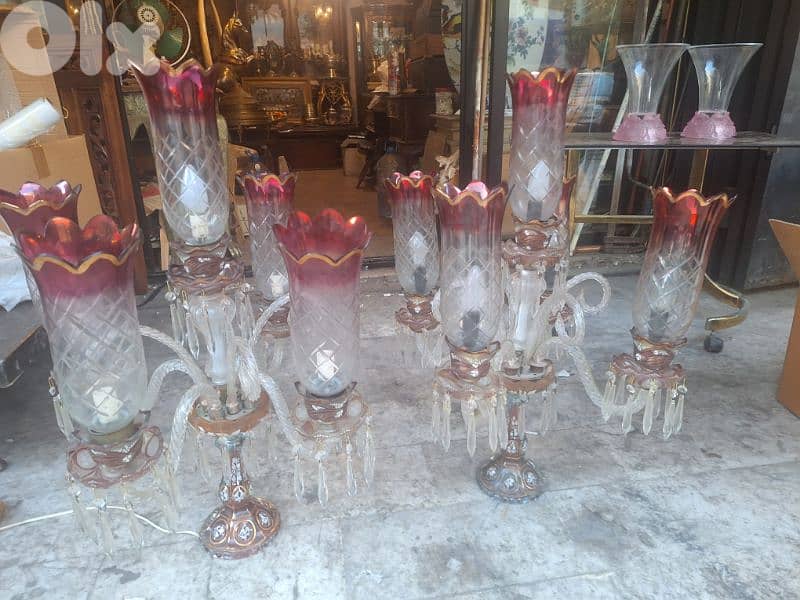 جوز لمبادير تشيكي انتيك رائع جدا ومميز سعر لقطة 2