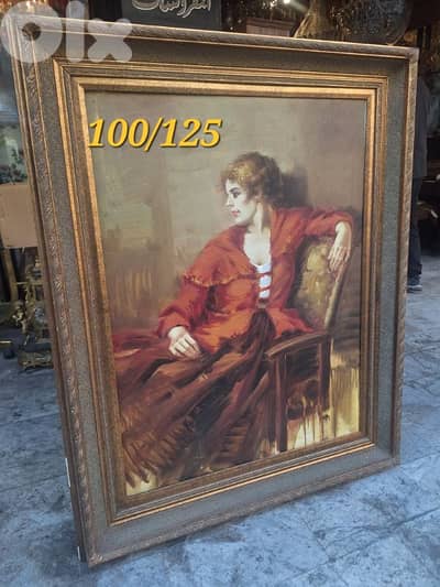 لوحة رائعة رسم زيتي يدوي مميزة