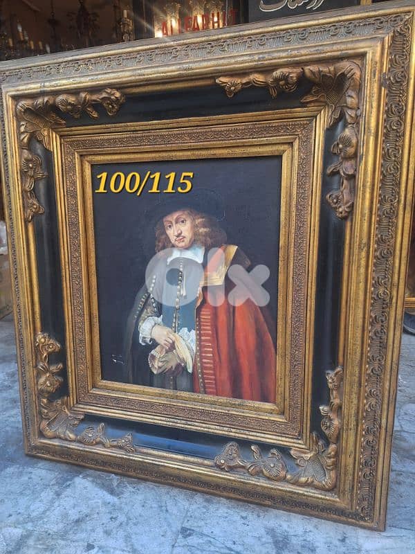 لوحة رسم بورتريه انتيك مميزة جدا 0