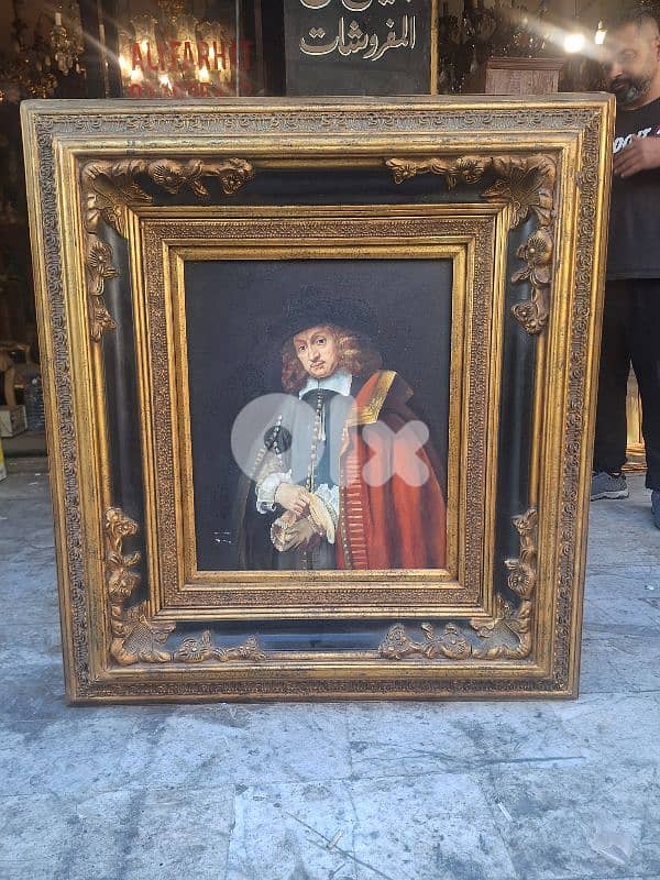 لوحة رسم بورتريه انتيك مميزة جدا 1