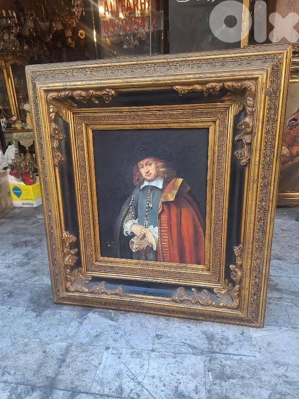 لوحة رسم بورتريه انتيك مميزة جدا 2