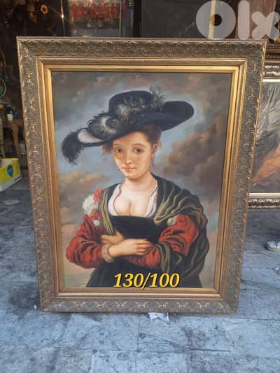 لوحة اوروبية رسم زيتي مميزة جدا painting