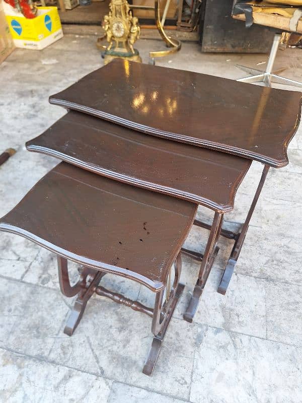 طقم طاولات جيغون ريجنسي انجليزي قديم 2