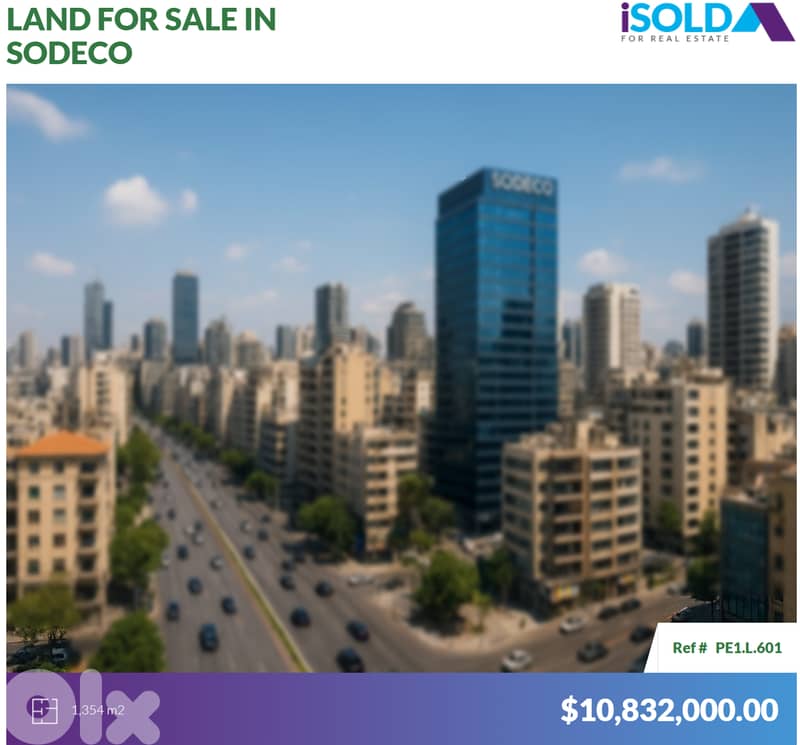 50/50 Development Partner 4 a land in Sodeco -أرض للشراكة في السوديكو 0