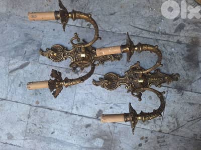 ابليك عدد٢ نحاس اسباني انتيك حجم كبير سعر لقطة