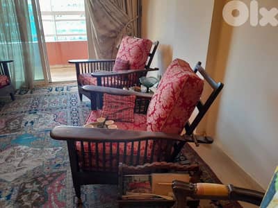 شازموريس عدد٢ خشب زين الاصلي القديم ضهر متحرك مميز جدا