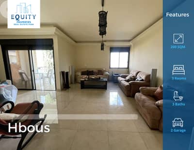 Furnished 200 SQM Apartment For Rent In Hbous شقة للإيجار #DH219969