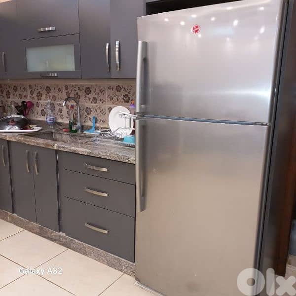 ثلاجة 650 لتر - Hoover  - Silver 1