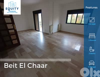 170 SQM Apartment For Rent In Beit El Chaar شقة للإيجار #MH220231