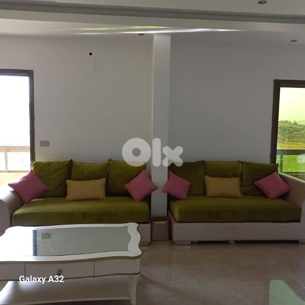 طقم كنبايات زاوية كبير - Homes r us 3