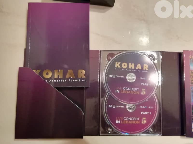 Kohar - All time Armenian favorite Live concert in Lebanon 5 DVDs box 2
