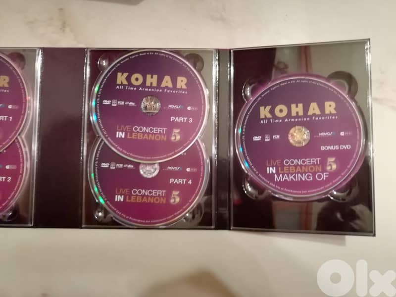 Kohar - All time Armenian favorite Live concert in Lebanon 5 DVDs box 3