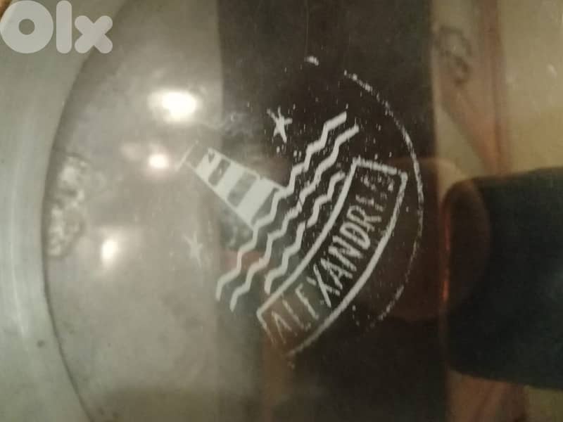 طبله  40 سم ملبسه جلد  مع شنطه جلد (دربكه) ماركة aliskandaria 1