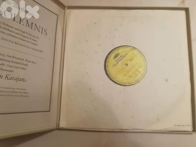 Beethoven* , Herbert von Karajan – Missa Solemnis 2 vinyl box 1