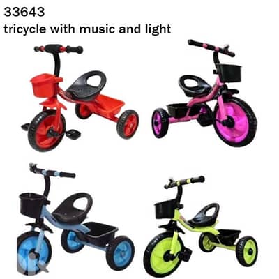 Tricycle with music and lights