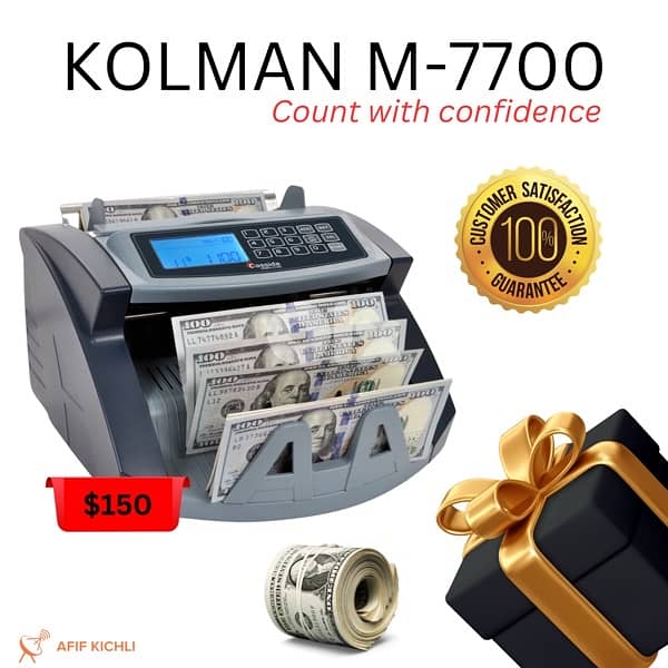 Kolman Money Counter USD EURO LBP 1