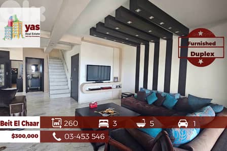 Beit El Chaar 260m2 | Furnished Duplex | Panoramic View | Catch | OH