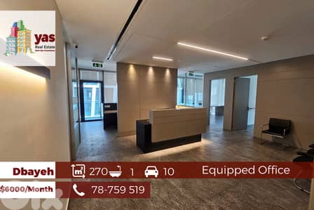 Dbayeh/Waterfront 270m2 | Equipped Office | Luxury | MJ