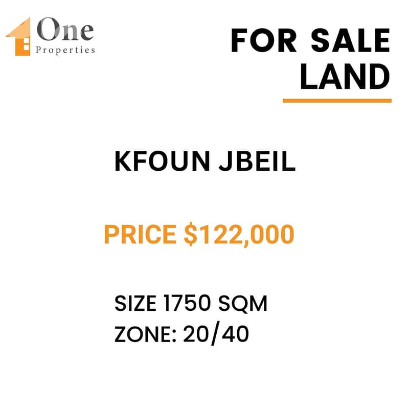 LAND FOR SALE IN KFOUN 0