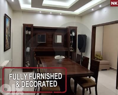 Fully Furnished & Decorated -  Prime Location in Zalka REF#NK127920