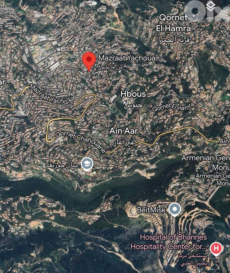 Mazraat Yachouh, Metn/ Land for Sale  -  مزرعة يشوع /أرض رائعة للبيع 0
