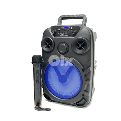 SING - E KARAOKE SPEAKER-2 WHEELS TROLLEY - 1X8" - 8122 وايرلس سبيكر