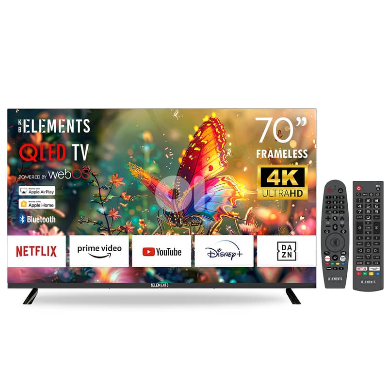 KB Elements  - Qled WebOS 70″ Inch TV - UHD 4K Smart | تلفزيون 70 إنش 1