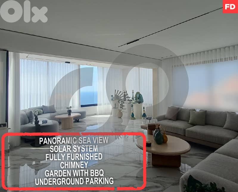 Garden, sea view, prime area, Batroun kfaraabida/كفرابيدا REF#FD127939 0