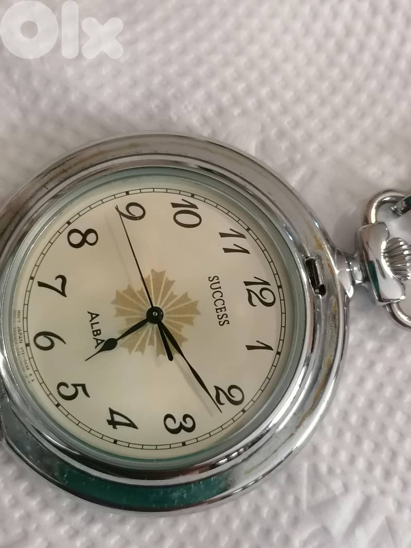 alba pocket watch by seiko 5