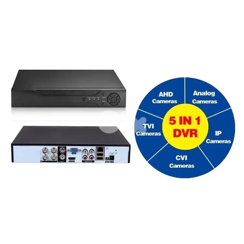 Kit 4 Channels - Full-HD 4K CCTV Kit Color - VU + Cables 1