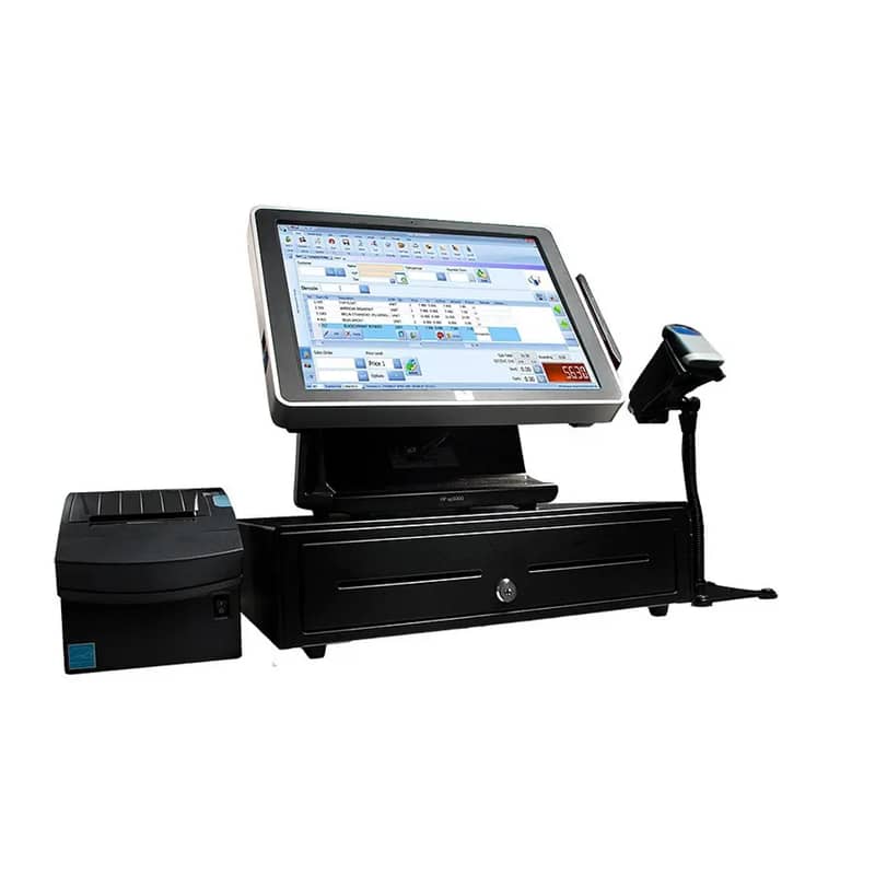 POS Touch Screen All In One + Free Software Core I5 - 8GB - Ram 128GB 0
