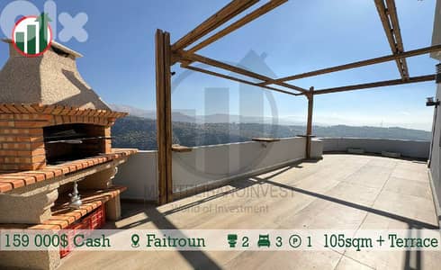 Duplex-Chalet for sale in faitroun With open mountain view !!!