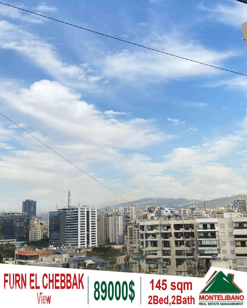 145 sqm Apartment For Sale in Furn El Chebbak with View 0