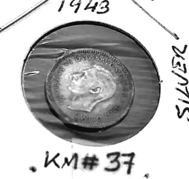 Australia 1943 silver 3 pence 1