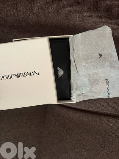 emporio armani leather wallet