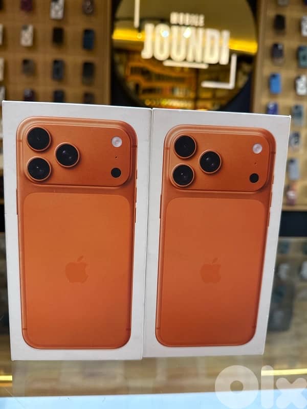 NEW IPHONE 17 PRO MAX 256 GB ORANGE ESIM 0