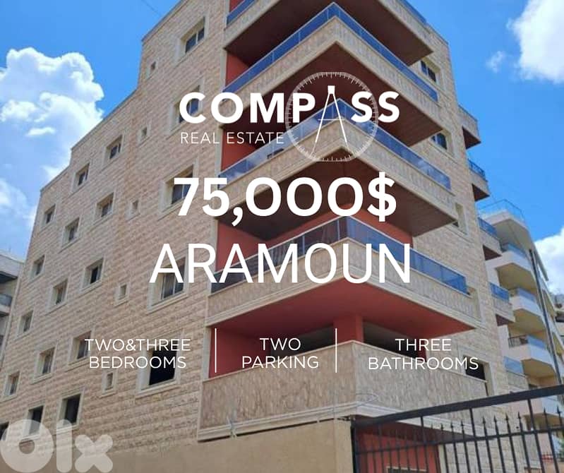 Apartment for sale in aramoun New building Sea view 0
