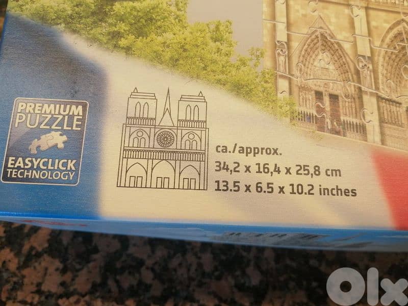 3D puzzle Notre Dame of Paris 2