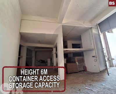 WAREHOUSE for Sale in NEW JDEIDEH – Prime Location REF#BS127966