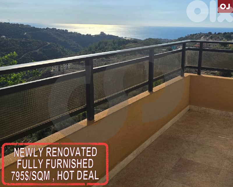 225 sqm furnished and decorated,Hbaline -Jbeil , $795/sqm REF#RS127307 0