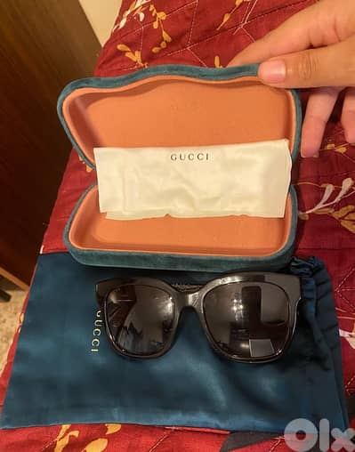 Authentic Gucci GG0034S 002 Sunglasses – Like New (Full Set)