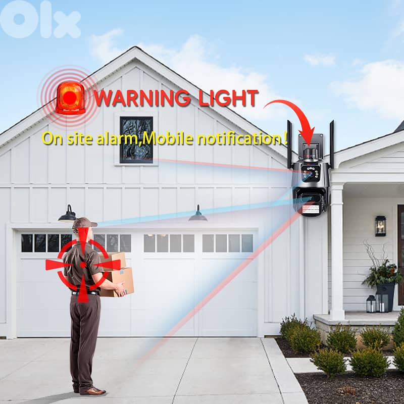 OUTDOOR SOLAR WIFI PTZ CAMERA - 6MP - كاميرا مراقبة 4