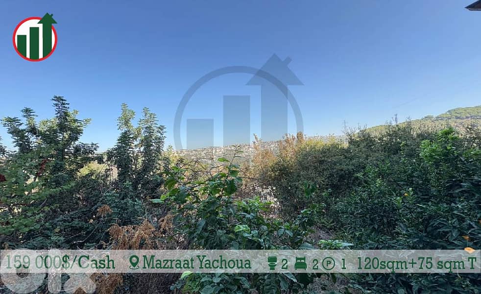 Apartment for sale with open mountain view iin Mazraat Yachoua !! 0