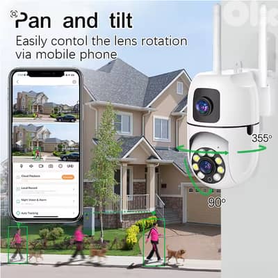 4MP OUTDOOR P2P - PTZ IP CAMERA HY - 206DS كاميرا مراقبة