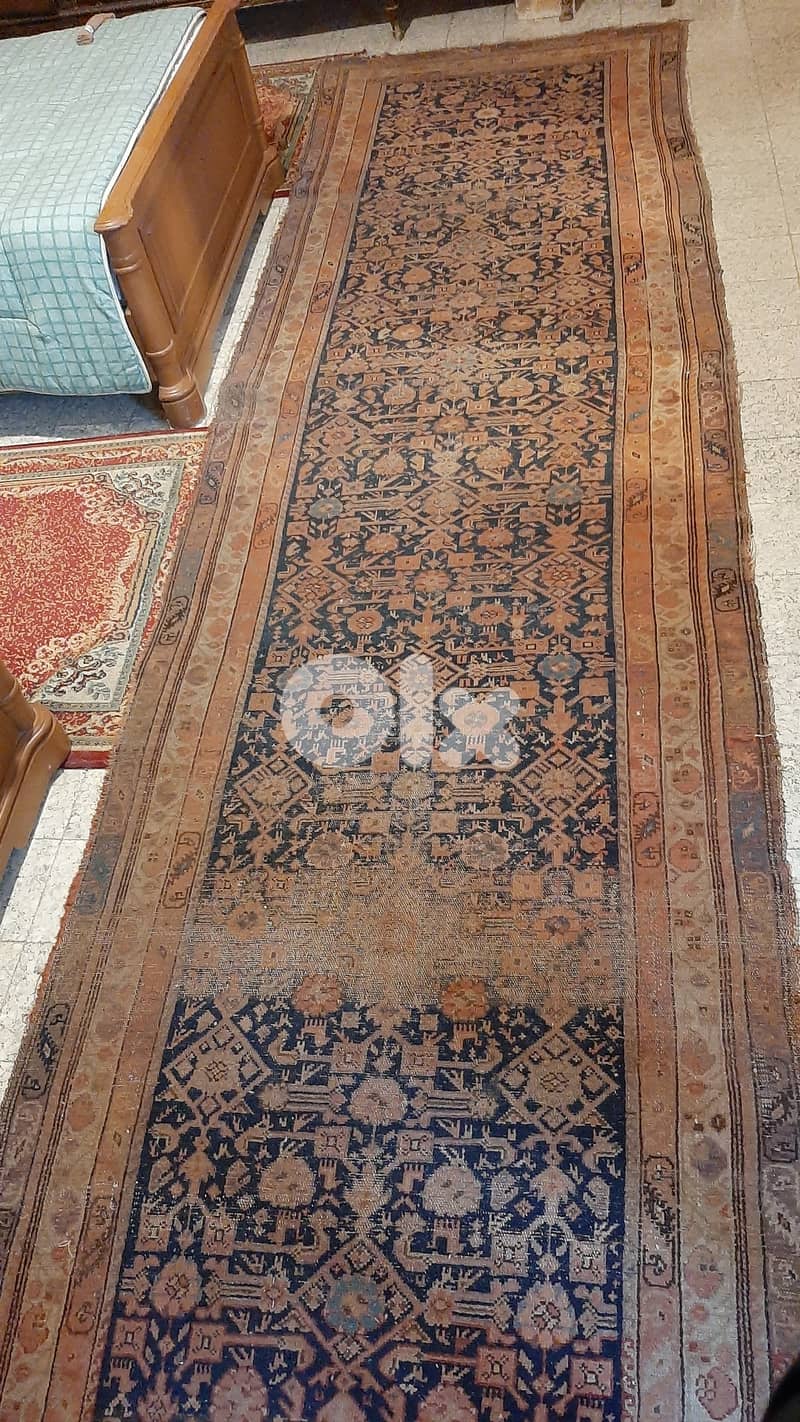 Vintage Kerman Persian runner rug. 2