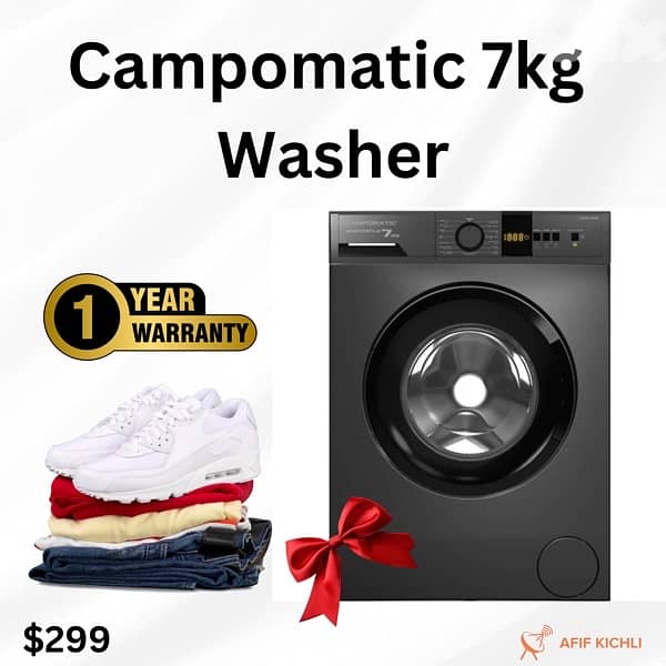 Campomatic Samsung 7kg Washing Machine غسالة كفالة شركة 1